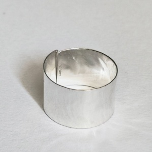 Anillo ajustable plata de ley 925, 12 mm - Img 4