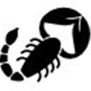 Banut argint .925 10 mm gravat zodia scorpion argint 925 - Img 4