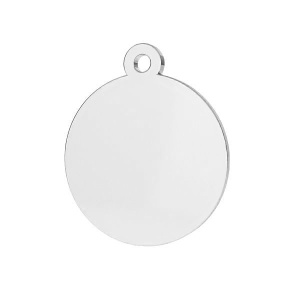 banut, plata de ley 925 9 mm espesor 0,4, 0,24 gramos