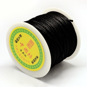 black synthetic synthetic rope thickness 1 mm 50 m