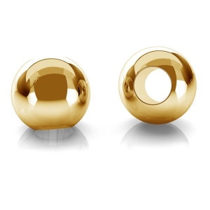 Bola de oro 14K 3 mm 1,5 mm agujero