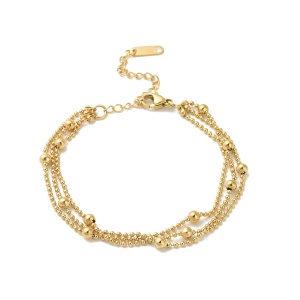 Brazalete de acero inoxidable 17 cm - Img 2