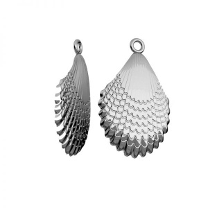 colgante de concha de plata 925