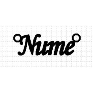 Custom name plate, rhodium-plated 925 silver - Img 4