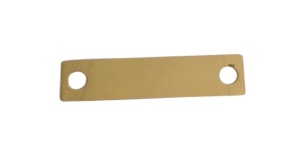 Lengüeta de oro 14k 38 *8 mm