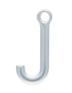 Letra , colgante plata 925