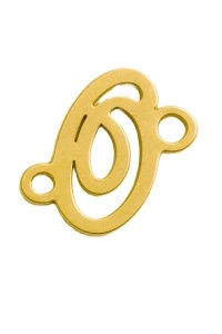Letter O 14k gold  - Img 2