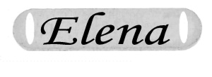 Name engraved tag, 925 silver, 24 x 6 mm - Img 2