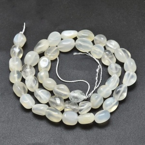 Natural moonstone nuggets length 12-15 mm , width 6 -8 mm  - Img 3