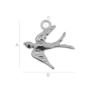 Pandant argint 925, 15,4 x 15 mm