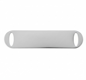 Placa de plata 925 grabada 24 x 6 mm