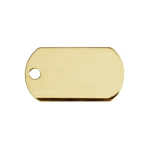 Tablita gold filled aur 14k, 27x18 mm, gravare sau gravare foto gratuita - Img 2