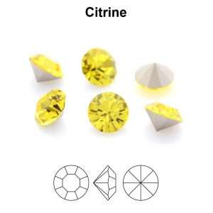 bisel precioso ss39 8 mm citrino