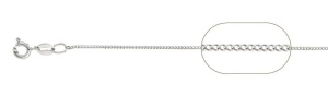 cadena de plata gd030 40 cm, peso 1,37 gramos