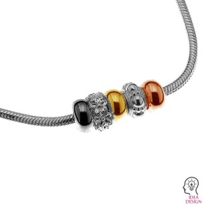 Clasp finding, 925 sterling silver, 6.6 mm - Img 3