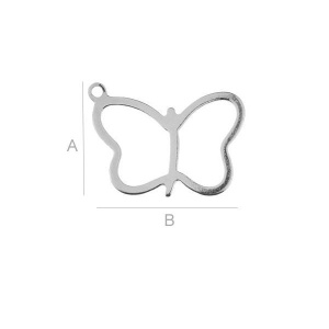 Colgante plata 925, 17 x 13,7 mm, 0,25 g