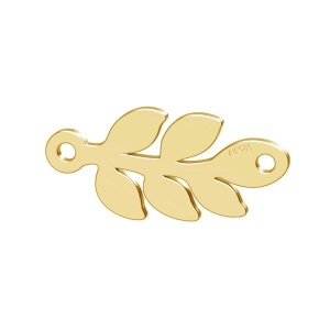 hoja de oro de 14k au585 chapado en oro de 24k