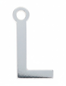 Letra , colgante plata 925