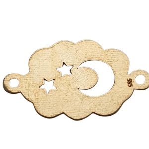 link nor aur 14k placat cu aur de 18k