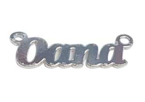 Placa de plata 925 oana