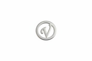 plata de ley 925 letra V