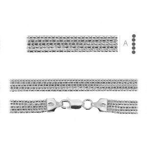 pulsera de plata 925 19 cm