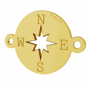 Accesorio de oro de 14 quilates - au585 chapado en oro de 24 quilates