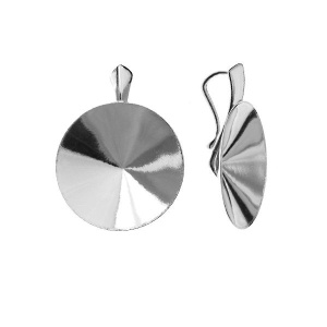 Agatatoare ,argint 925 ptr swarovski1122 18 mm - Img 1