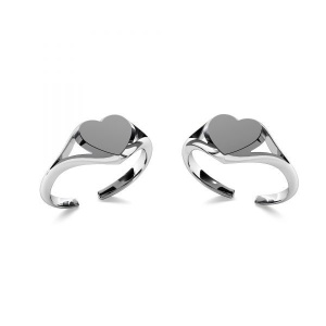 Base de anillo de plata de ley 925