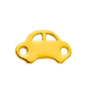Coche de oro de 14 quilates chapado en oro de 18 quilates