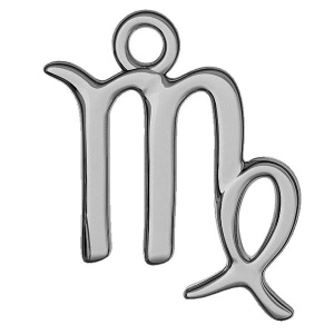 Colgante zodíaco Virgo, plata 925