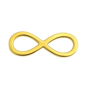 infinity pequeño oro 14k