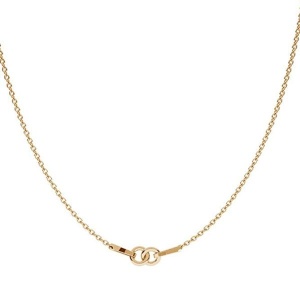 lant aur 14k placat cu aur de 24 k s-chain 41 cm (20+20+1) - Img 1