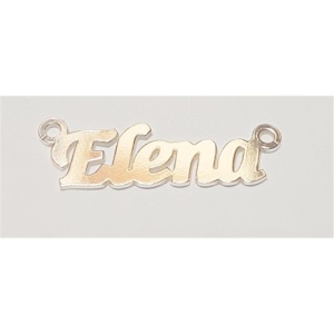 Name plate Elena, 925 sterling silver, 24 x 8 mm - Img 2