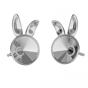Plata 925, plata 925 con varilla para swarovski 1122 ss29 /per