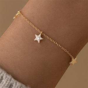silver 925 gold plated bracelet17 +3 cm - Img 3