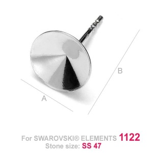 tija rivoli 1122 13.5 mm ss47 argint 925 - Img 1