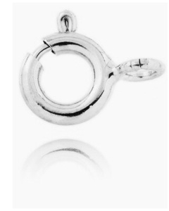 6mm sterling silver 6mm MN clasp