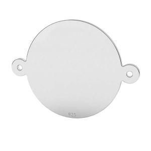 925 silver connector, 14 x 18.6 mm - Img 2