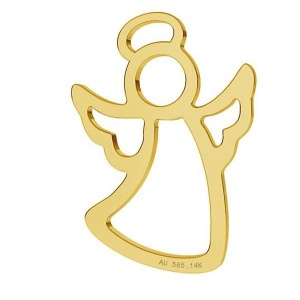 Angelito oro 14K bañado 18K, 15,7 mm