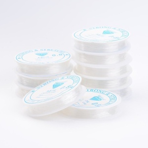 Clear elastic cord 0.8 mm, 7.5 m roll - Img 2