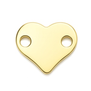 Corazón de oro de 14 quilates - au 585