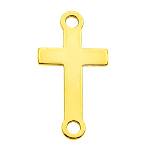 cruce link aur 14k 15.22 mm placat cu aur de 18 k