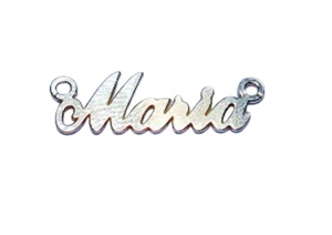 Eslabón MARIA plata de ley 925 24mm x 8 mm