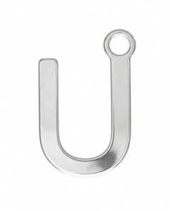 Letra , colgante plata 925