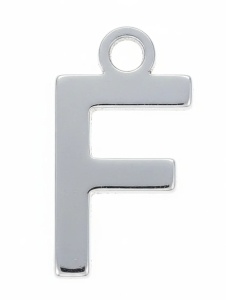Letra , colgante plata 925