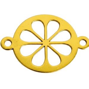 link aur 14 k rotund placat cu aur de 18k