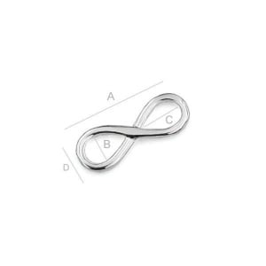 Link infinit argint 925, 17,5 mm - Img 2