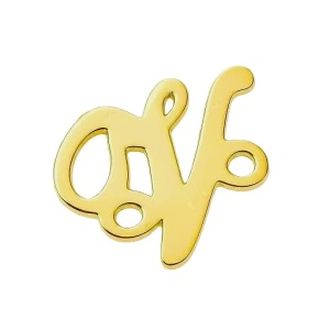 Litro V de oro de 14 quilates