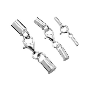 Lobster clasp and ring set, 925 sterling silver - Img 3